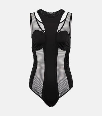 Body mit Mesh | Balmain