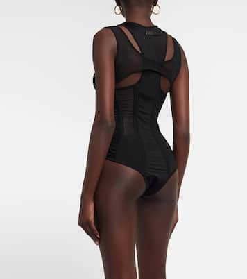 Body mit Mesh | Balmain