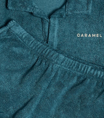 Baby Kombu T-shirt and shorts set | Caramel