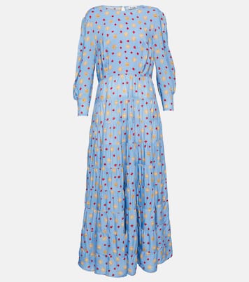 Kristen printed tiered maxi dress | Rixo