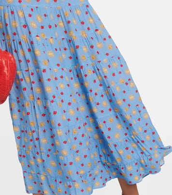 Kristen printed tiered maxi dress | Rixo