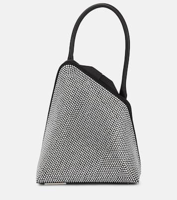 Schultertasche Sunset Mini mit Kristallen | The Attico