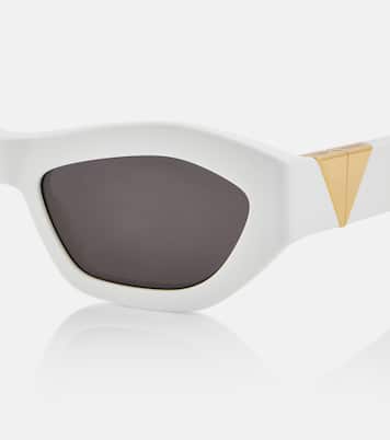 Angle hexagonal cat-eye sunglasses | Bottega Veneta