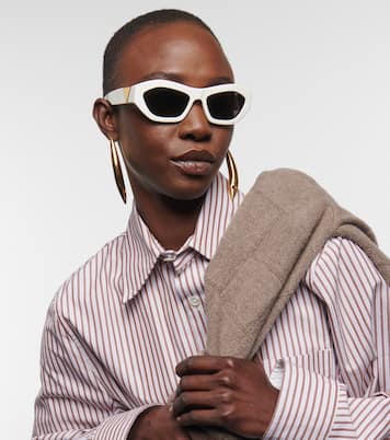 Angle hexagonal cat-eye sunglasses | Bottega Veneta