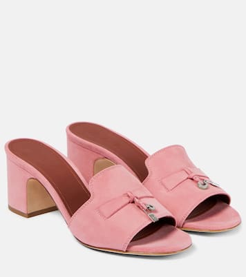 Mules Summer Charms in suede | Loro Piana
