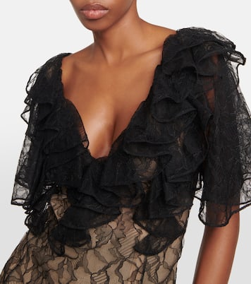 Minikleid Eyona Chantilly aus Spitze | Khaite