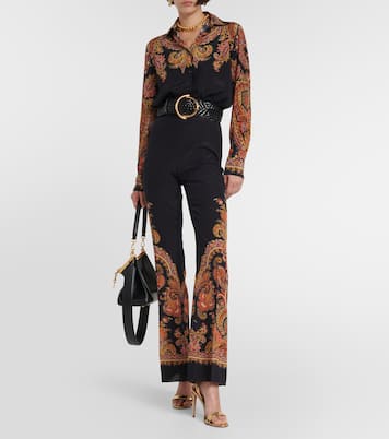 Blouse en soie à fleurs | Etro