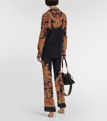 Blouse en soie à fleurs | Etro