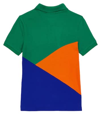 Polo in piqué di cotone con logo | Polo Ralph Lauren Kids