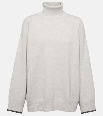 Jersey de cachemir con cuello alto | Brunello Cucinelli