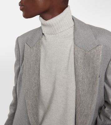 Jersey de cachemir con cuello alto | Brunello Cucinelli