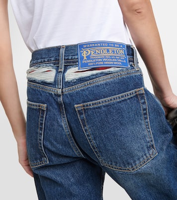 Jeans rectos a cuadros | Maison Margiela