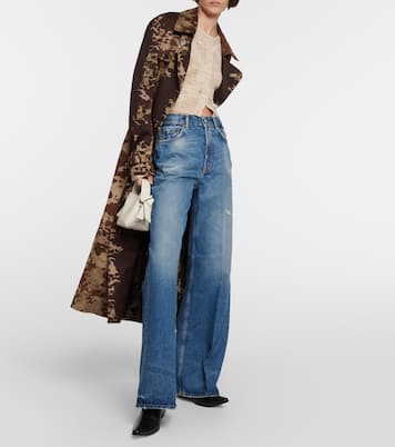 Jeans anchos 2022F de tiro alto | Acne Studios