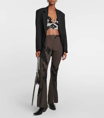 Culottes in raso con pizzo | Acne Studios