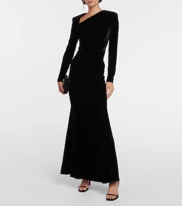 Robe longue asymétrique | Roland Mouret