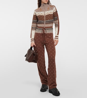 Agnetha intarsia turtleneck jumpsuit | Bogner