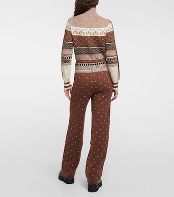 Agnetha intarsia turtleneck jumpsuit | Bogner