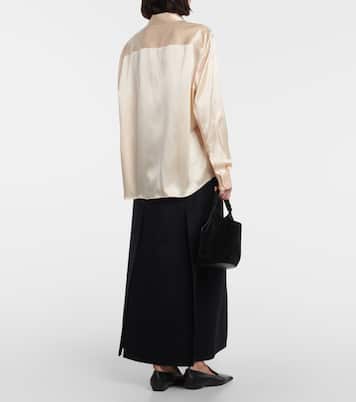 Argo silk charmeuse blouse | Khaite