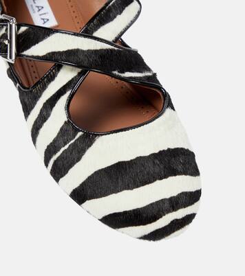 Bedruckte Ballerinas Criss Cross | Alaïa