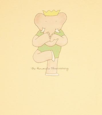 x Babar printed cotton jersey T-shirt | The Animals Observatory