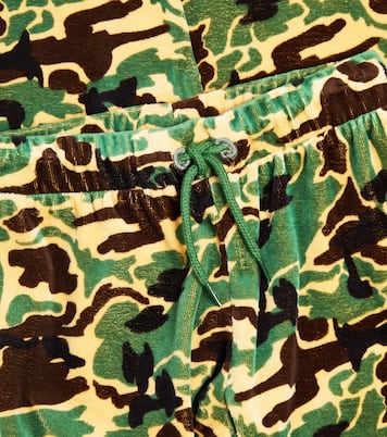Camouflage velour sweatpants | Mini Rodini