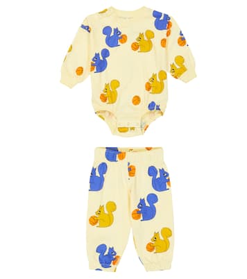 Bébé – Set body et pantalon en coton | Mini Rodini