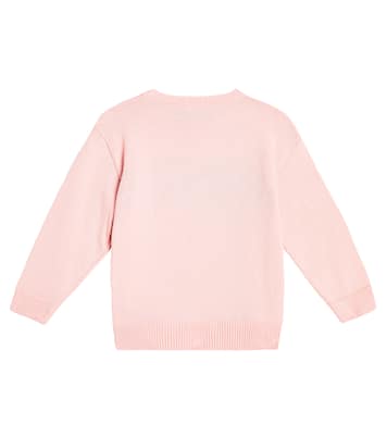 Baby - Felpa Teddy Bear in jersey | Moschino Kids
