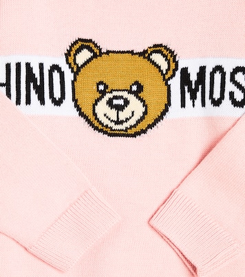 Baby - Felpa Teddy Bear in jersey | Moschino Kids