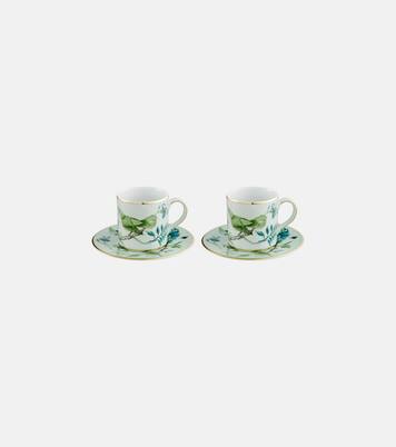 Secret Garden set of 2 espresso cups and saucers | Aquazzura Casa