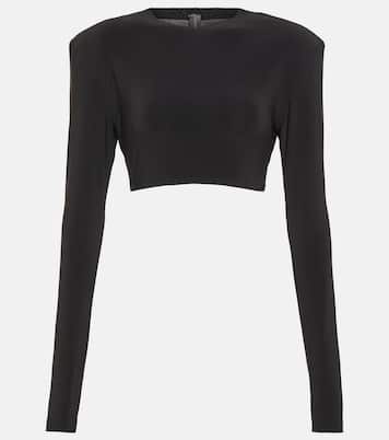 Cropped-Top aus Jersey | Norma Kamali