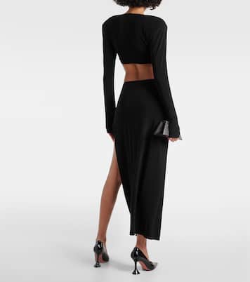 Cropped-Top aus Jersey | Norma Kamali
