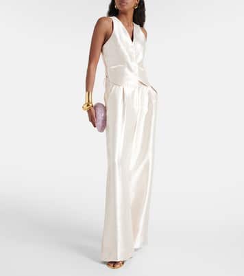 Deb satin vest | Simkhai