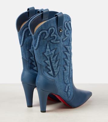 Botines Santiabooty 85 de denim | Christian Louboutin