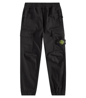 Pantalon cargo Compass en coton | Stone Island Junior