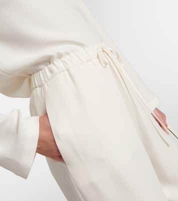 Pantaloni a gamba larga in Cady Couture | Valentino