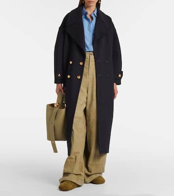 Pebble wool coat | Loewe