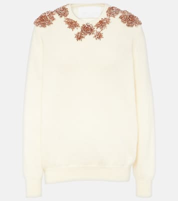 Crystal-embellished sweater | Costarellos