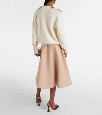 Crystal-embellished sweater | Costarellos