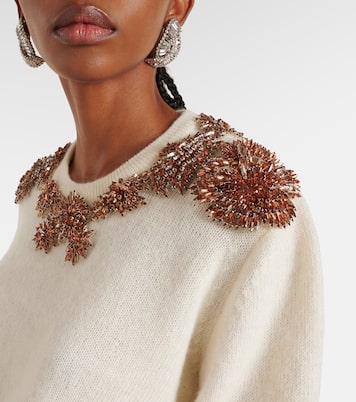 Crystal-embellished sweater | Costarellos