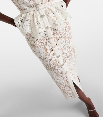 Lace midi dress | Self-Portrait