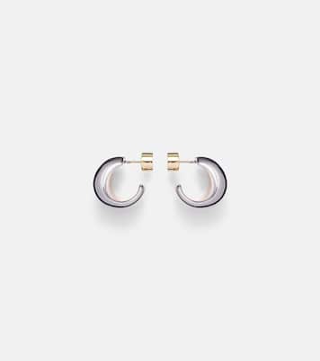 Chavez Micro yellow and white gold hoop earrings | Jennifer Fisher