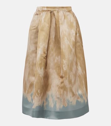 Jupe midi imprimée | Dries Van Noten