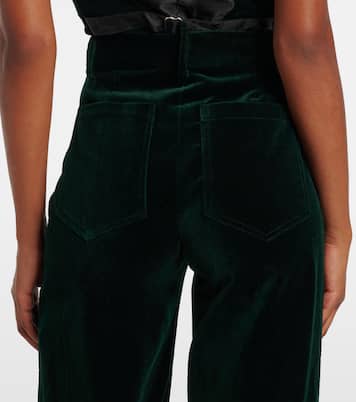 Pantaloni flared Alina in velluto | Victoria Beckham