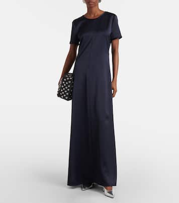 Robe longue White Label Delphine en satin | Proenza Schouler