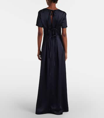 Robe longue White Label Delphine en satin | Proenza Schouler