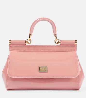 Sicily Small patent leather tote bag | Dolce&Gabbana
