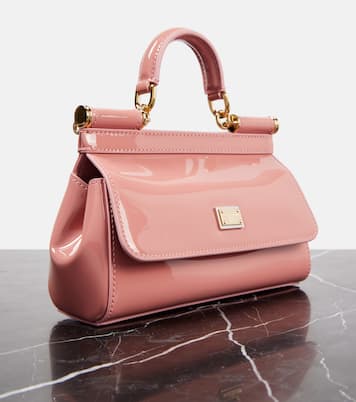 Sicily Small patent leather tote bag | Dolce&Gabbana