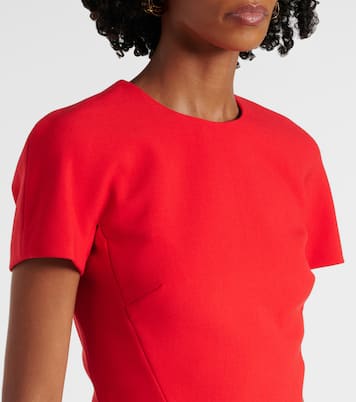 Midikleid aus Crêpe | Victoria Beckham