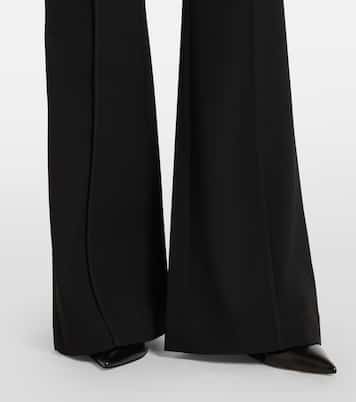 Pantalones flared de tiro alto con apliques | Rotate