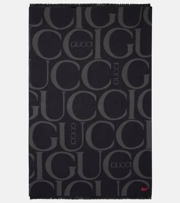 GG wool-blend bouclé blanket | Gucci